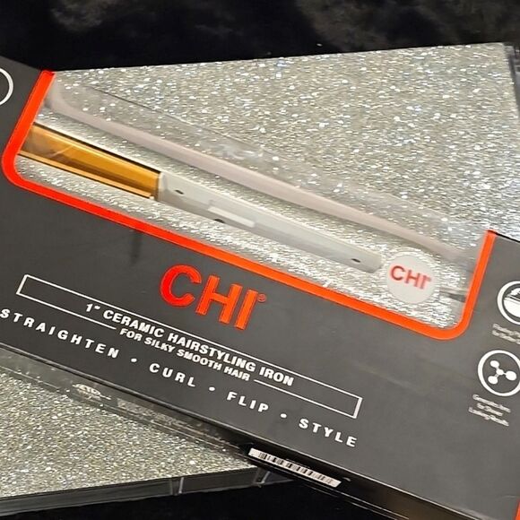 CHI 1" Ceramic Hairstyling Iron- Glitter Glaze - Picture 7 of 8